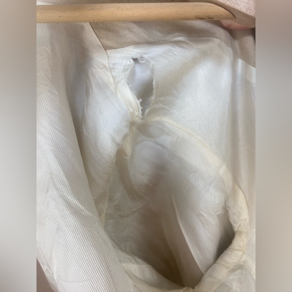 ZARA Linen Crossover Blazer Light Camel |3420/710/743/s - Picture 11 of 14